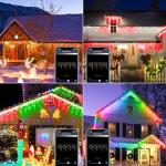 Smart 16.5FT Music Sync Color Changing Icicle Lights