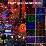 RGBW Christmas Snow Projector Lights with Remote