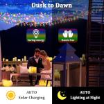 Solar Powered 200FT 600 LED Christmas String Lights