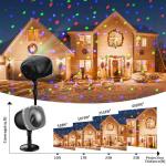 RGBW Christmas Snow Projector Lights with Remote