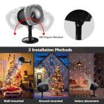 RGBW Christmas Snow Projector Lights with Remote
