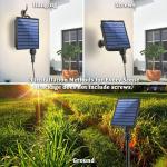 Solar Powered 200FT 600 LED Christmas String Lights