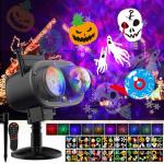 3D Ocean Wave Holiday Projector Lights with Timer