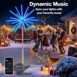 Fireworks LED Music Sync Lights with App Remote