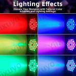 Colorful 36 LED Music-Sync Party Lights Set