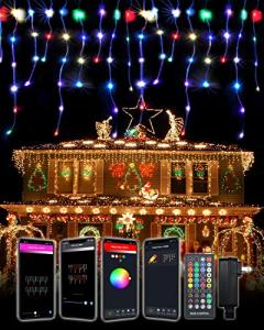 33FT Smart Color Changing Music Sync Icicle Lights