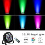 Colorful 36 LED Music-Sync Party Lights Set