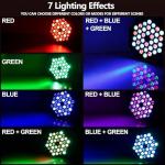 Colorful 36 LED Music-Sync Party Lights Set