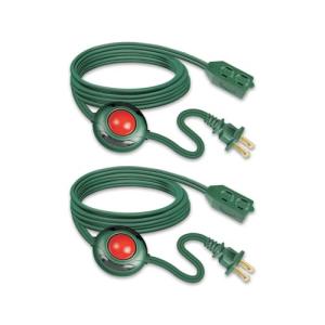 OSKOS 2-Pack Musical Extension Cord 9FT with Switch