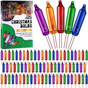 Ruisita 240 Multi-Color Mini Christmas Bulbs
