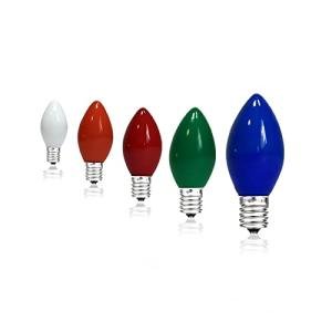 Multicolor C7 Replacement Bulbs for Christmas Lights