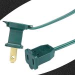 Kanayu 5 Pack 6 ft Green Extension Cords