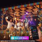 33ft RGB Music Sync Rope Lights with Remote