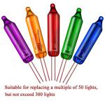 Ruisita 240 Multi-Color Mini Christmas Bulbs