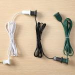 Kanayu 5 Pack 6 ft Green Extension Cords