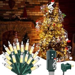300 LED Music Christmas Lights with 25 Songs