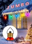 Jumbo Solar C9 Christmas Lights with Remote