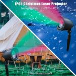 Outdoor Christmas Laser Projector Lights with Stars