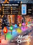 Jumbo Solar C9 Christmas Lights with Remote