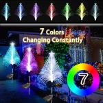 3 Pack Solar Color-Changing Christmas Tree Lights