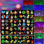 3D Ocean Wave Holiday Projector Lights with Timer