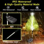 3 Pack Solar Color-Changing Christmas Tree Lights