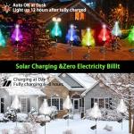 3 Pack Solar Color-Changing Christmas Tree Lights