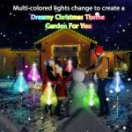 3 Pack Solar Color-Changing Christmas Tree Lights