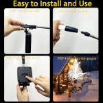 3 Pack Solar Color-Changing Christmas Tree Lights