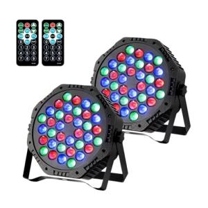 Music-Synchronized LED Stage Lights with Remote