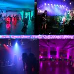 Music-Synchronized LED Stage Lights with Remote