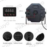 Music-Synchronized LED Stage Lights with Remote