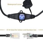 Yodotek 25FT Outdoor Power Extension Cord with 4 Outlets