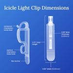 100 Pro Grade Light Clips for String Lights