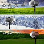 3D Ocean Wave Holiday Projector Lights with Timer