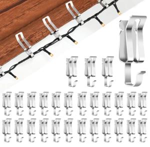 Hysagtek 60 Christmas Light Clips for Easy Hanging