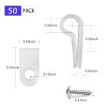 50 Pack Music Sync Rope Light Clips