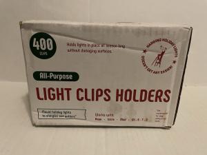 Holiday Light Clips Set for Easy Outdoor Lighting