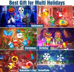 3D Ocean Wave Holiday Projector Lights with Timer