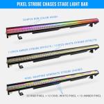 Synchronized Music Light Bar with 448 RGBWA LEDs