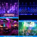 Synchronized Music Light Bar with 448 RGBWA LEDs