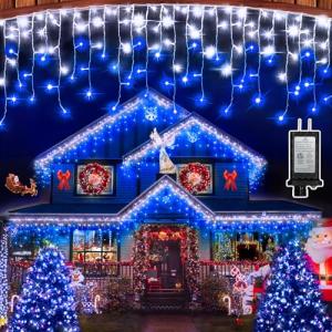 792 LED Musical Christmas Curtain Lights - 8 Modes