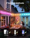 32.8ft Smart RGB Solar Outdoor Music Lights