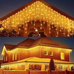 400 LED Music-Synced Icicle Lights - 32.8Ft