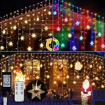 Synchronized Icicle Christmas Lights with Remote Control