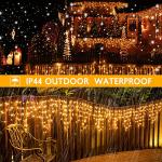 400 LED Music-Synced Icicle Lights - 32.8Ft