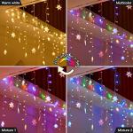 Synchronized Icicle Christmas Lights with Remote Control