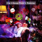 3D Ocean Wave Holiday Projector Lights with Timer