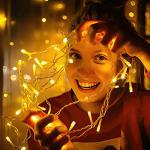 400 LED Music-Synced Icicle Lights - 32.8Ft