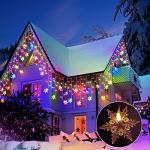 Synchronized Icicle Christmas Lights with Remote Control